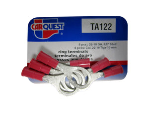 Carquest TA122 TA 122 22-18 Gauge 3/8"  Ring Terminals