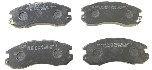 Axxis 65-D470 Superior Performance Semi-Metallic Brake Pads